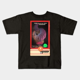 Larvae VHS art v1 Kids T-Shirt